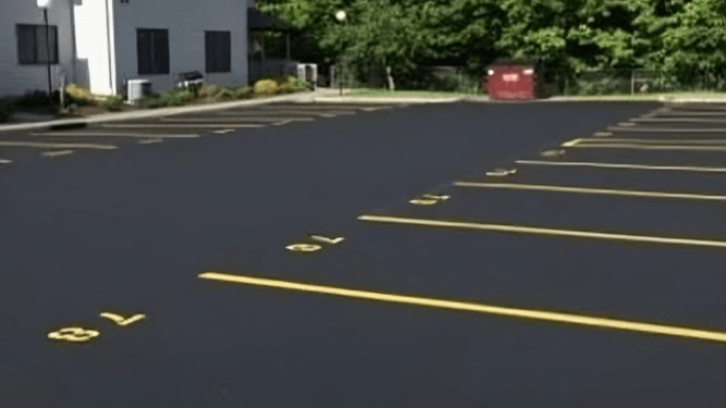 parking lot line striping warrington pa